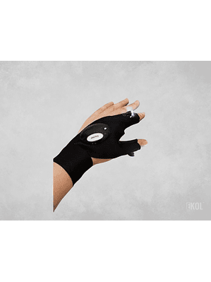 Guante Linterna Led - Bici Caza Pesca 