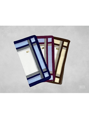 Pack 12 Und Pañuelos Variados Para Hombre Modelo Cuadrado