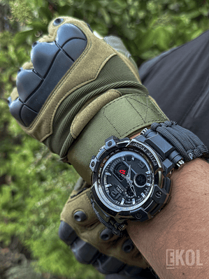 RELOJ  TACTICO DE SUPERVIVENCIA 8 HERRAMIENTAS EN 1 - ULTIMAS UNIDADES 📢