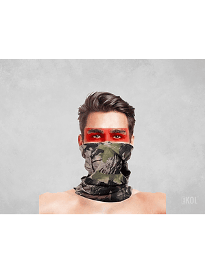 Bandana Cuello Rockbros Elástica Diseño Ramas