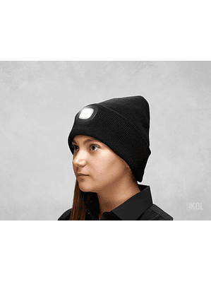 Gorro con luz LED Unisex, gorro cálido de invierno con luces LED