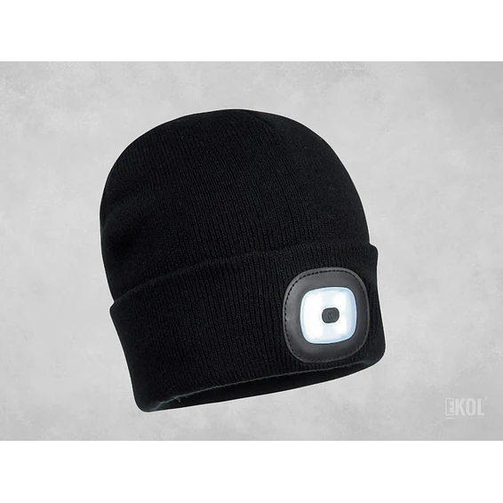 Gorro con luz LED Unisex, gorro cálido de invierno con luces LED 3