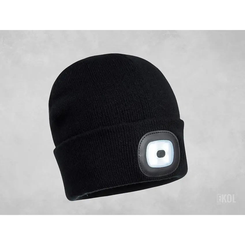 Gorro con luz LED Unisex, gorro cálido de invierno con luces LED 3