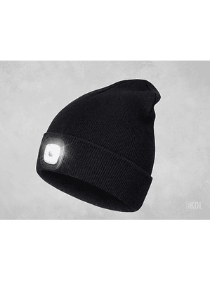 Gorro con luz LED Unisex, gorro cálido de invierno con luces LED