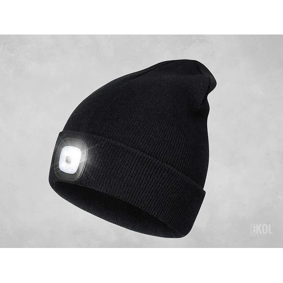 Gorro con luz LED Unisex, gorro cálido de invierno con luces LED 1