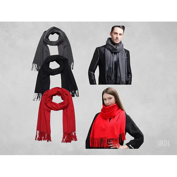 Bufanda Pañuelo Cashmere Estilo Accesorio 8