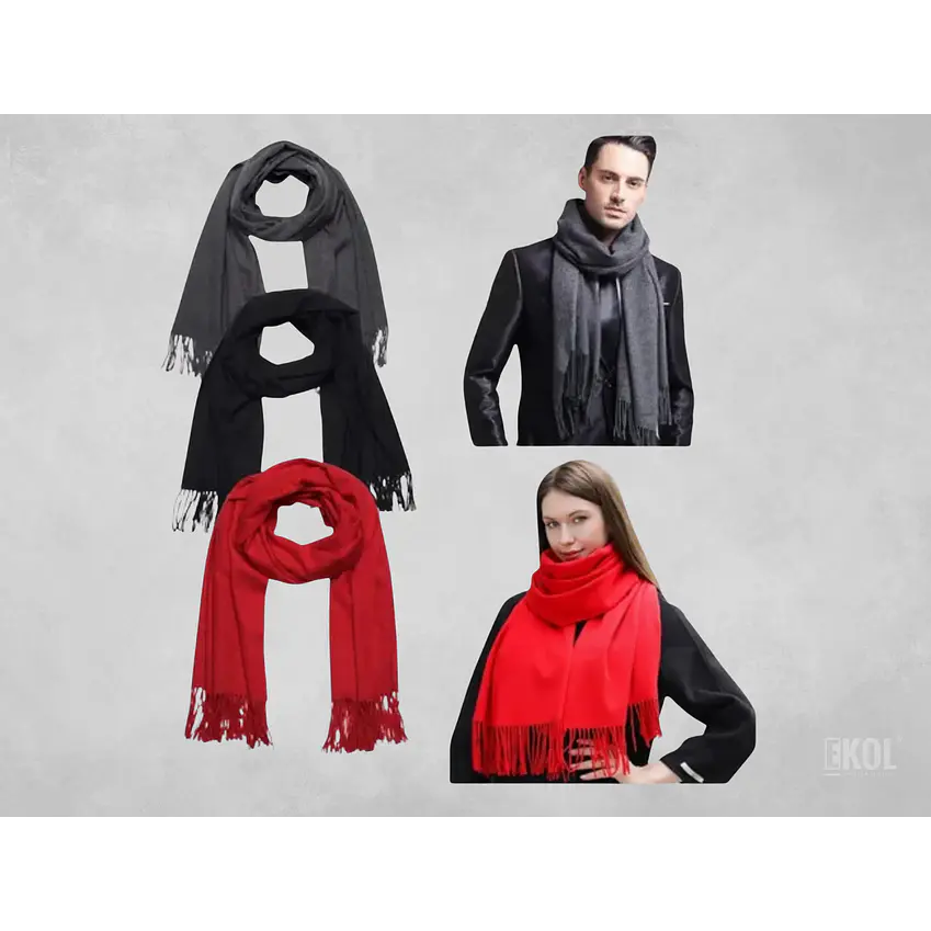 Bufanda Pañuelo Cashmere Estilo Accesorio 8