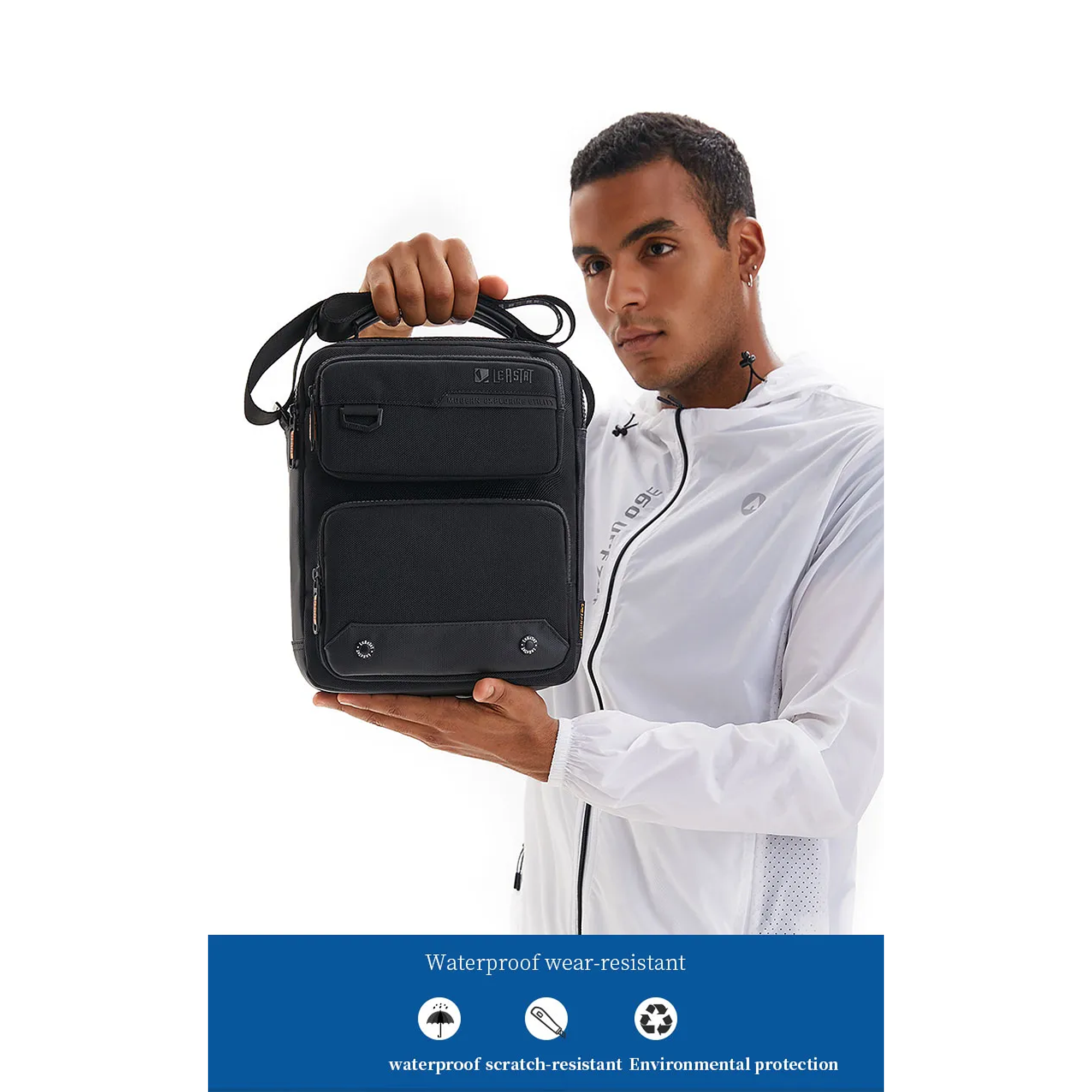 💼 Bolso Táctico de Alta Calidad para Hombre | Bandolera Multifuncional LEASTAT |  6