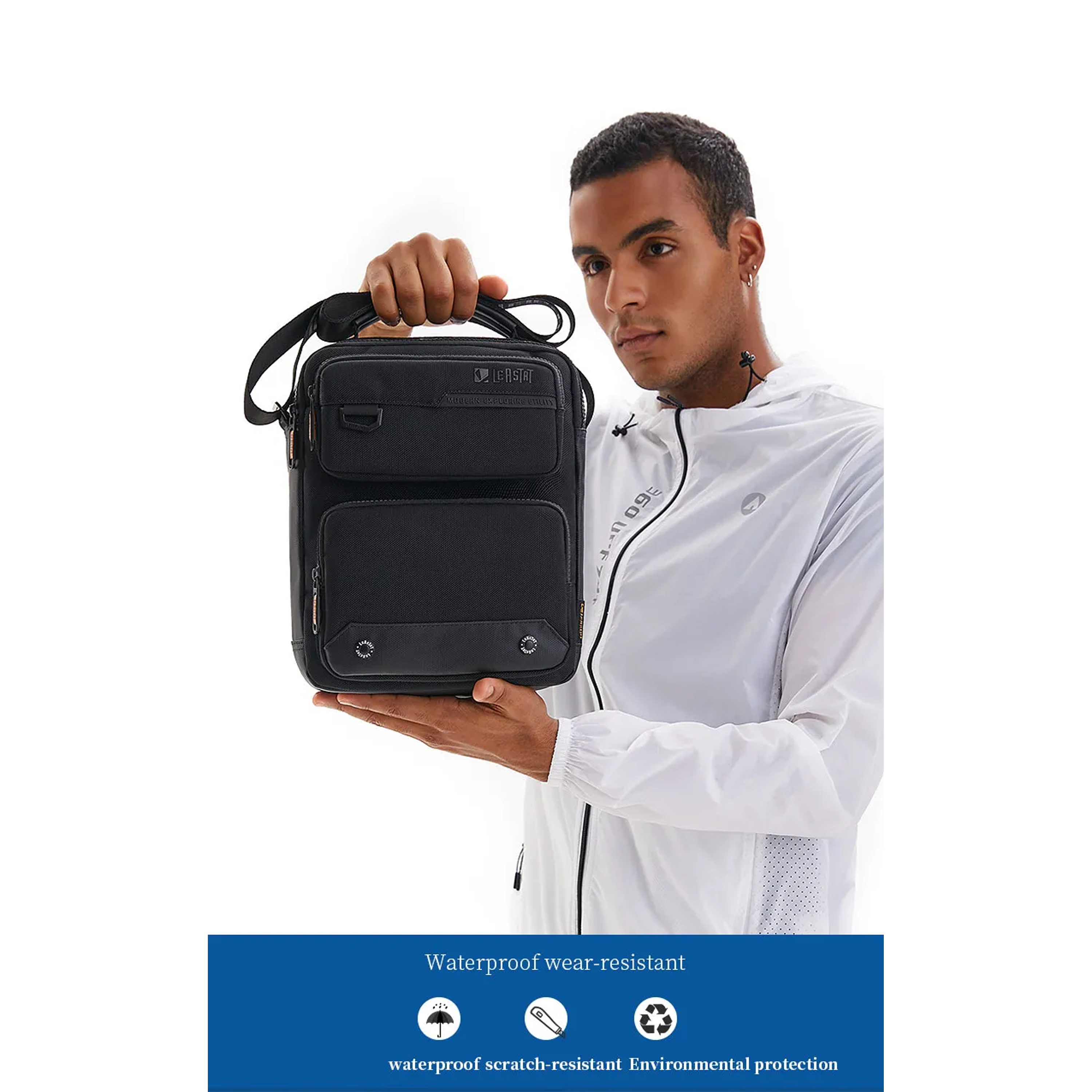 💼 Bolso Táctico de Alta Calidad para Hombre | Bandolera Multifuncional LEASTAT |  6