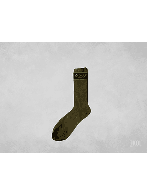 CALCETINES VERDE MILITAR ALGODÓN O'MAS CARABINERO UNIFORMADOS