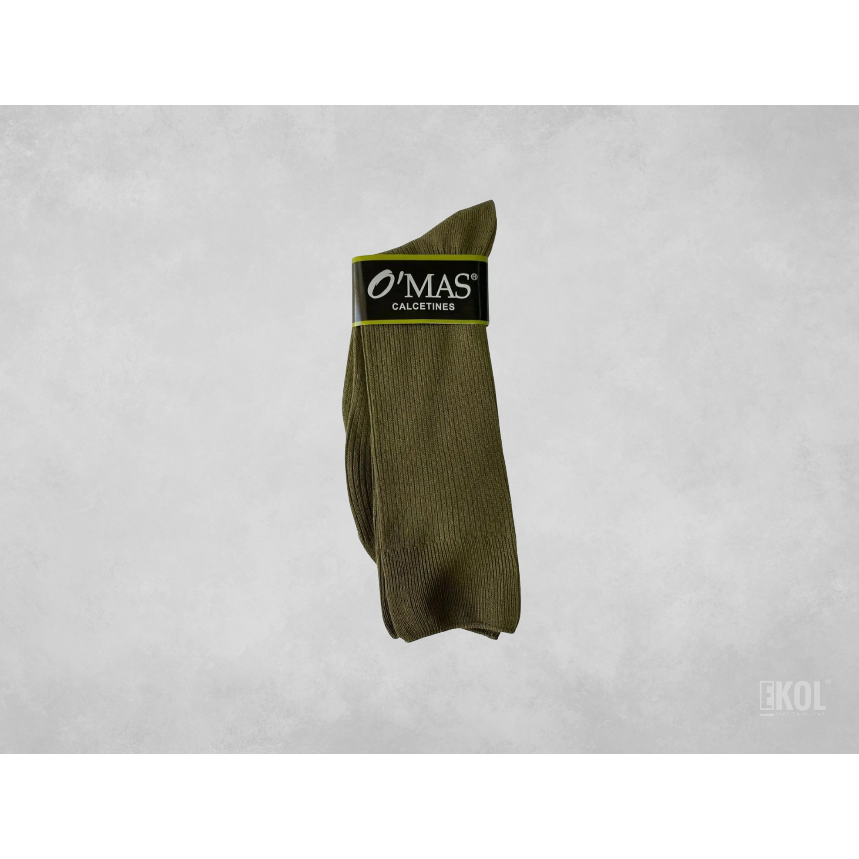 CALCETINES VERDE MILITAR ALGODÓN O'MAS CARABINERO UNIFORMADOS 3