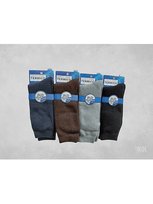  Calcetines Par Soft Térmicos Hombres  Sin Costura