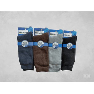  Calcetines Par Soft Térmicos Hombres  Sin Costura