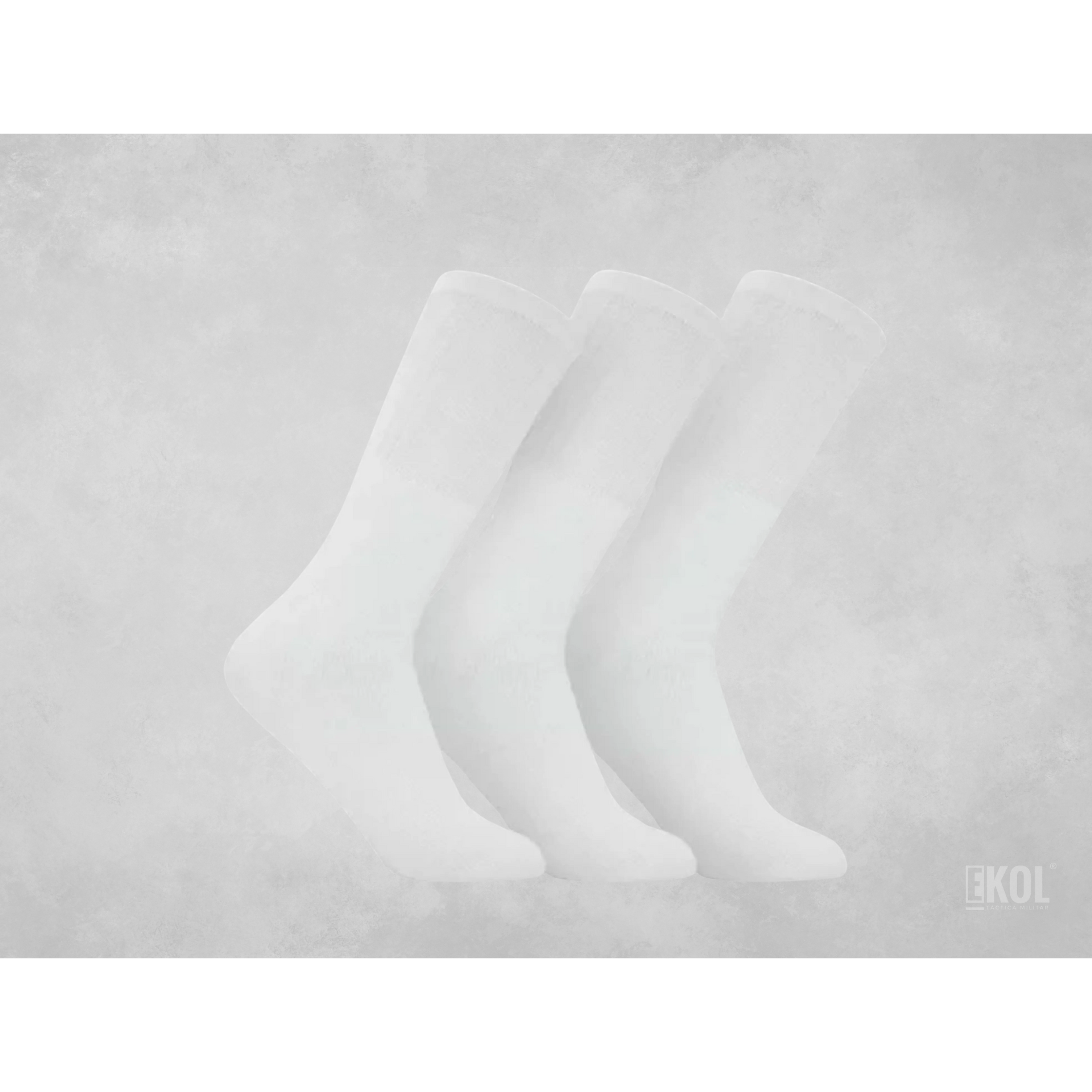 Pack (03) Calcetines Deportivos Basicos Largos Athletic Socks 1