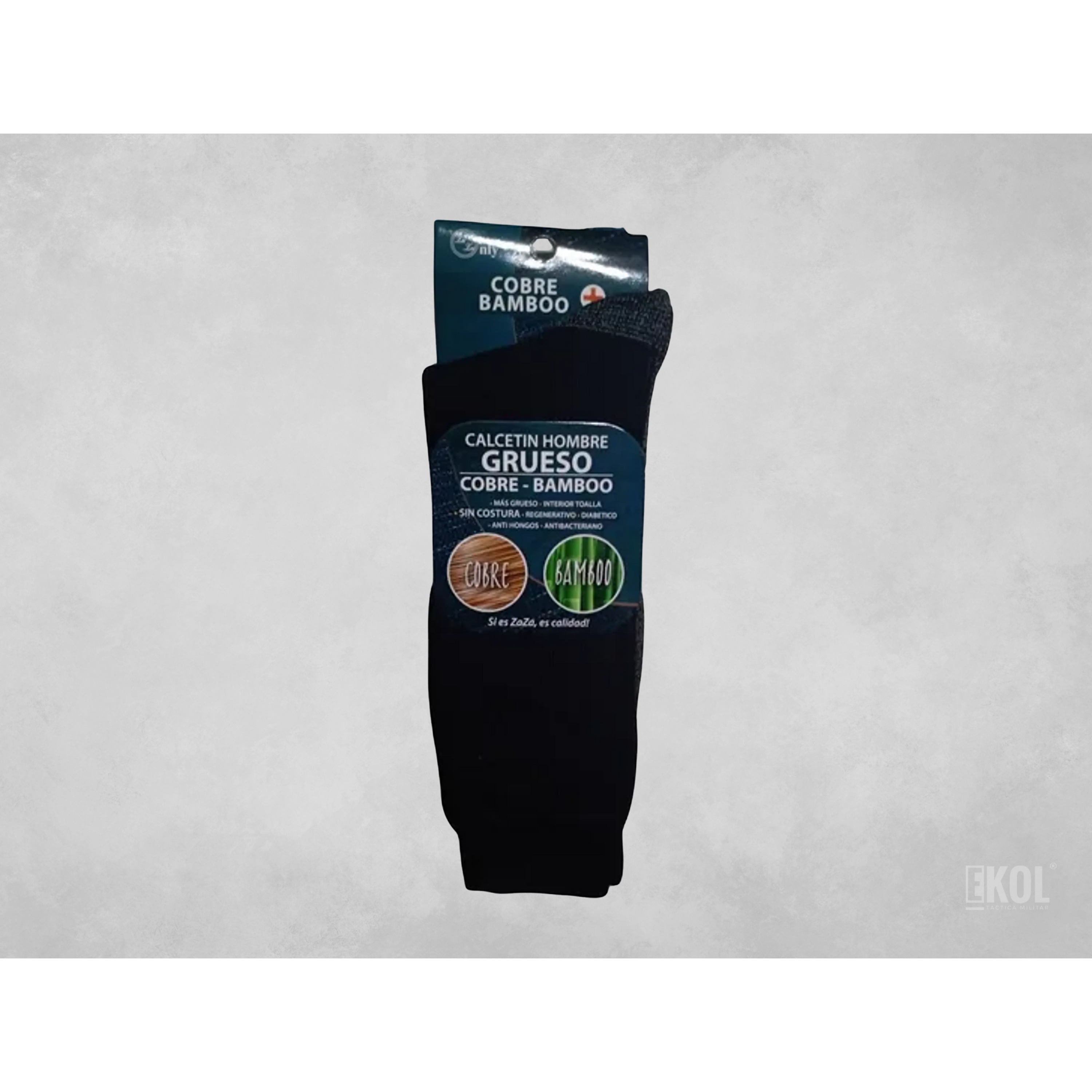 Calcetínes Cobre Bamboo Zaza Grueso Interior Toalla Diabético 5