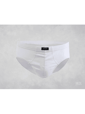 Calzoncillos Slip Bambu Marca Baziano Color Blanco