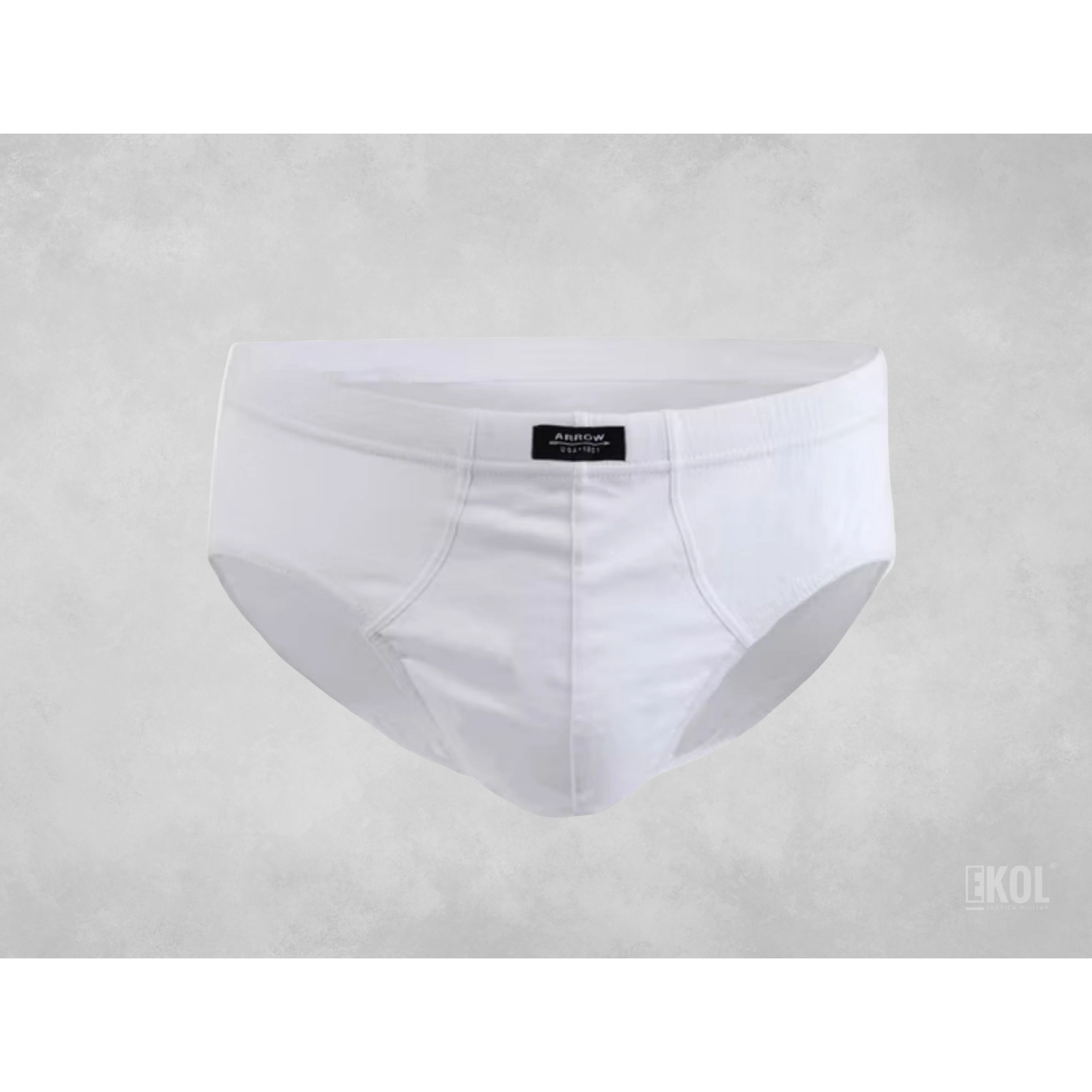 Calzoncillos Slip Bambu Marca Baziano Color Blanco 1