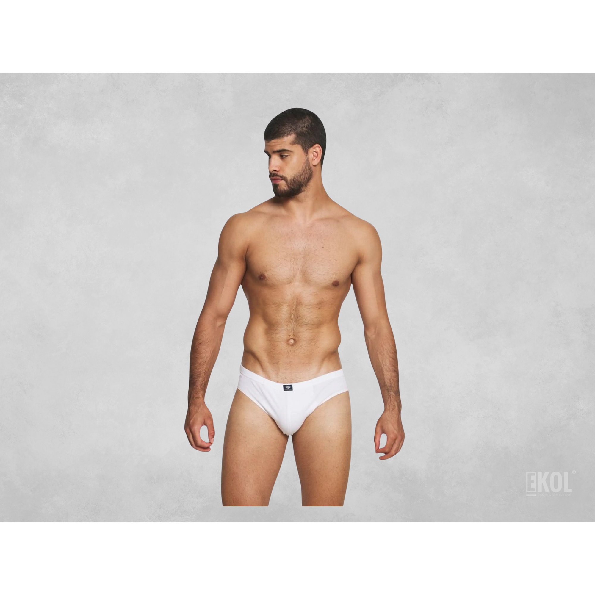 Calzoncillos Slip Bambu Marca Baziano Color Blanco 3