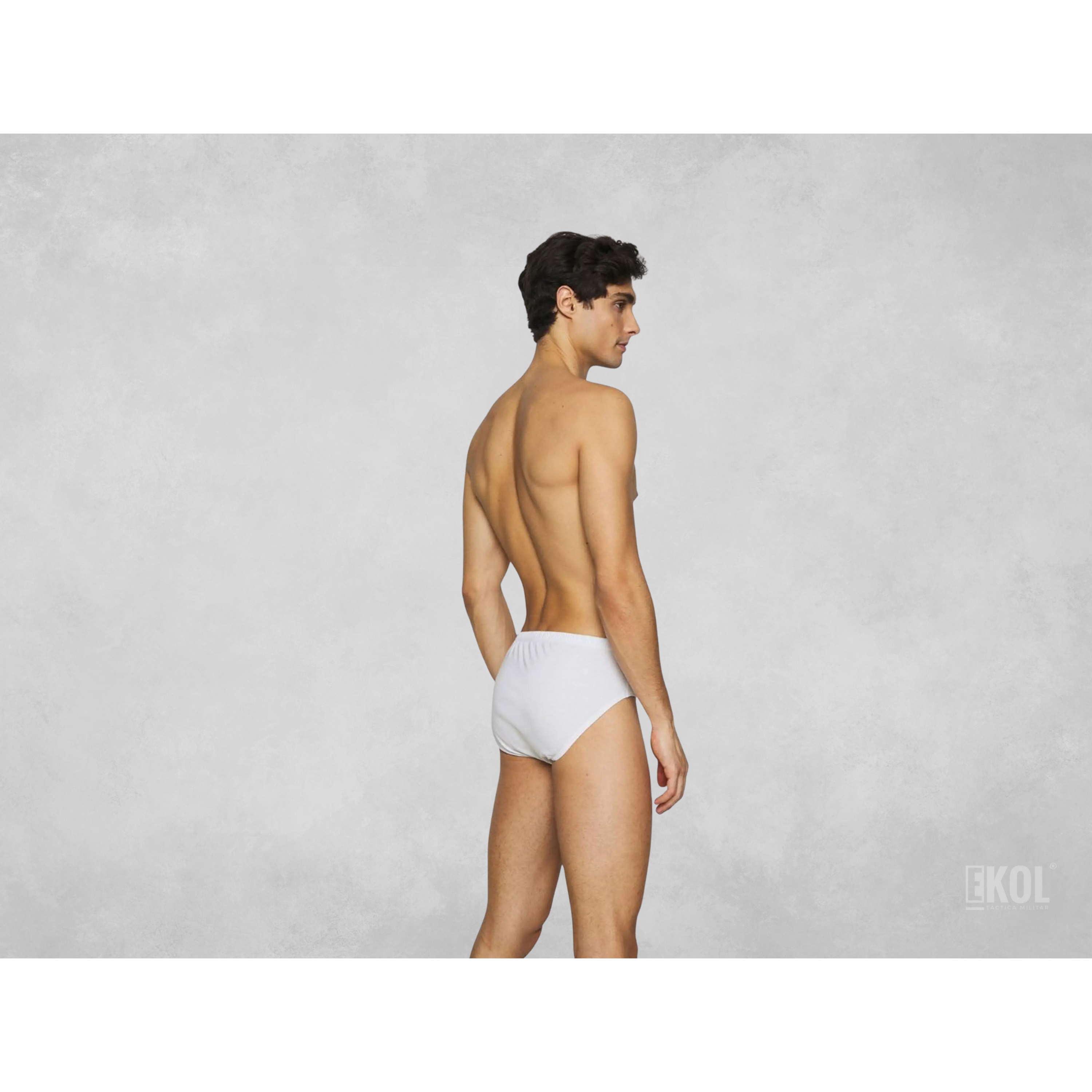 Calzoncillos Slip Bambu Marca Baziano Color Blanco 4