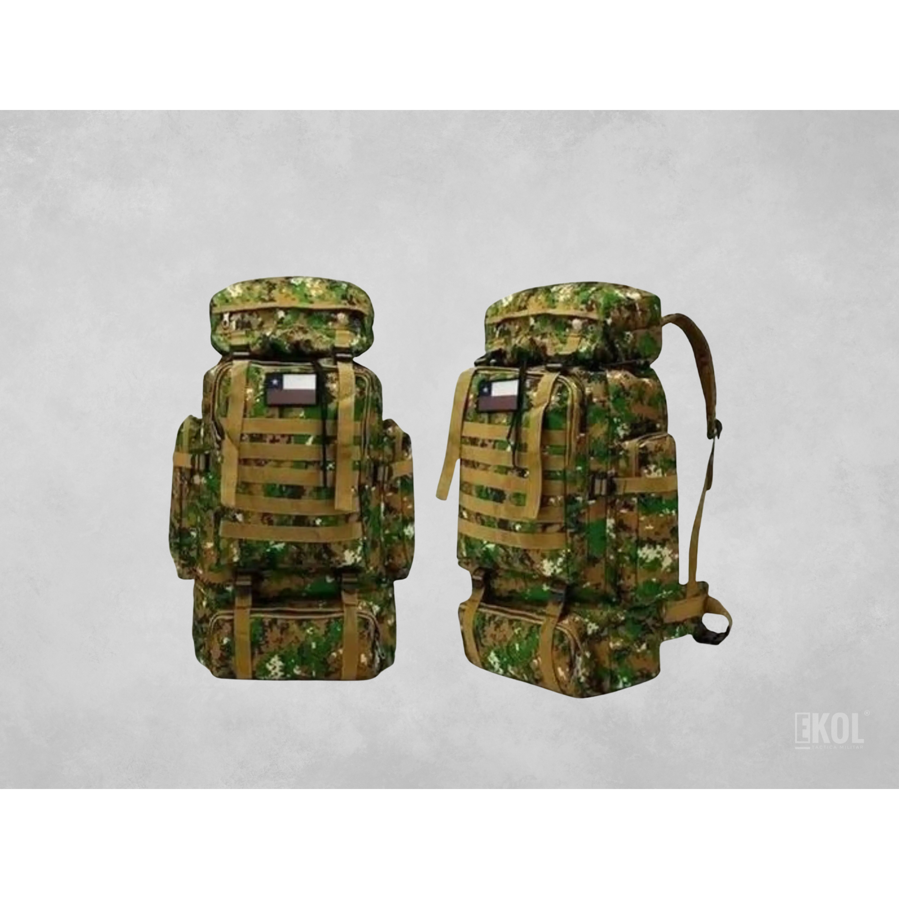 MOCHILA ZONA SUR TÁCTICA 80 LITROS 3