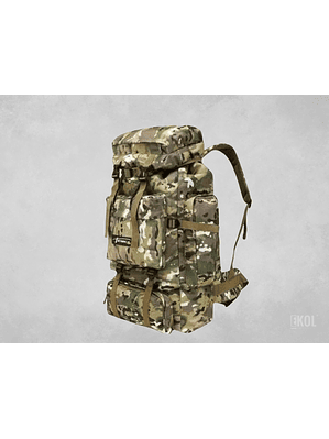 MOCHILA CAMUFLAJE TÁCTICA 80 LITROS