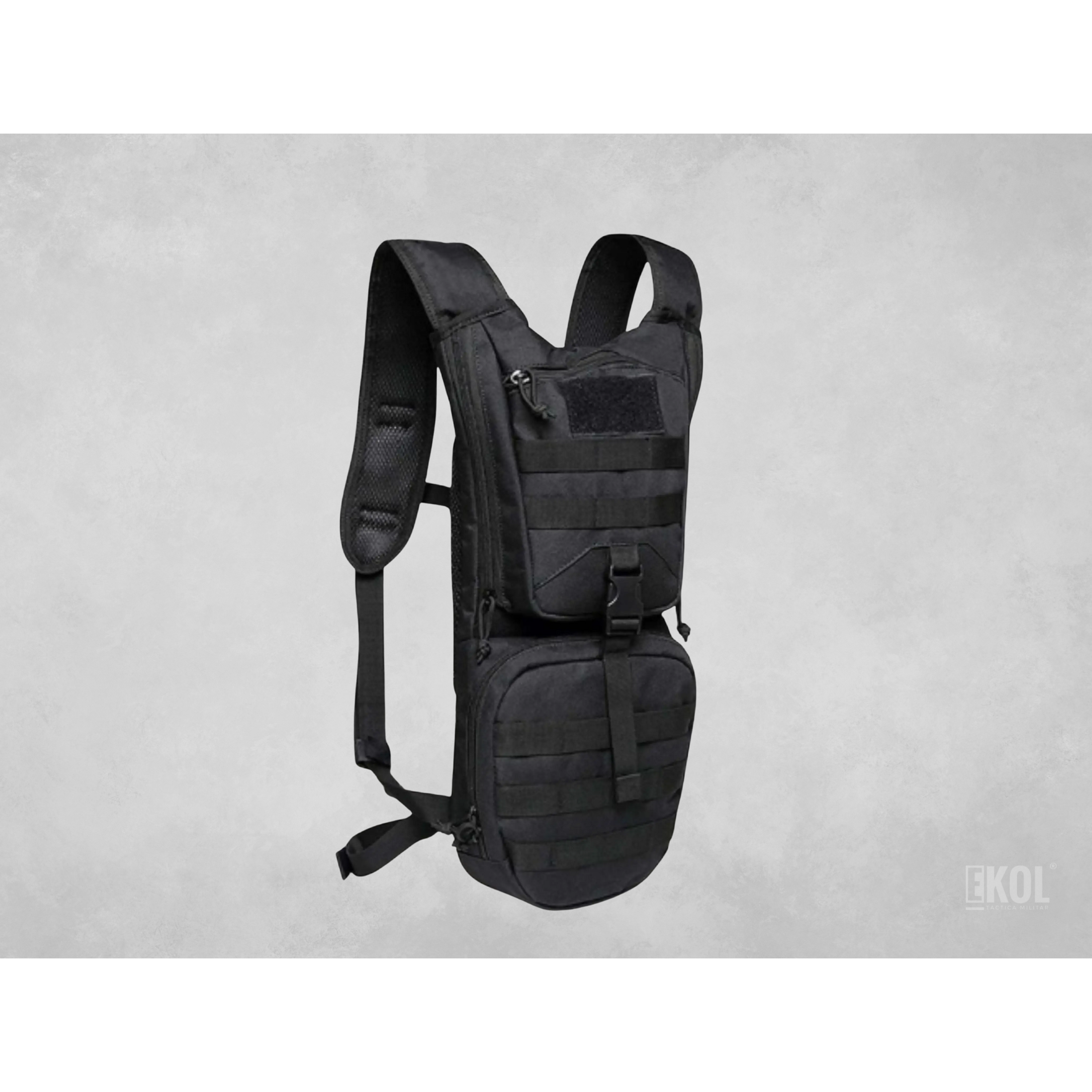 Mochila De Hidratación Táctica Molle + Silbato 2