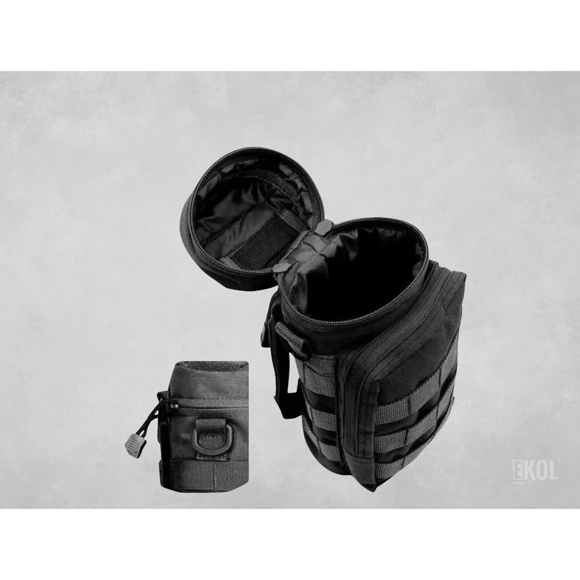 Bolsa Bolso Cremallera Botella Agua Táctico Militar Molle 1