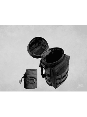 Bolsa Bolso Cremallera Botella Agua Táctico Militar Molle