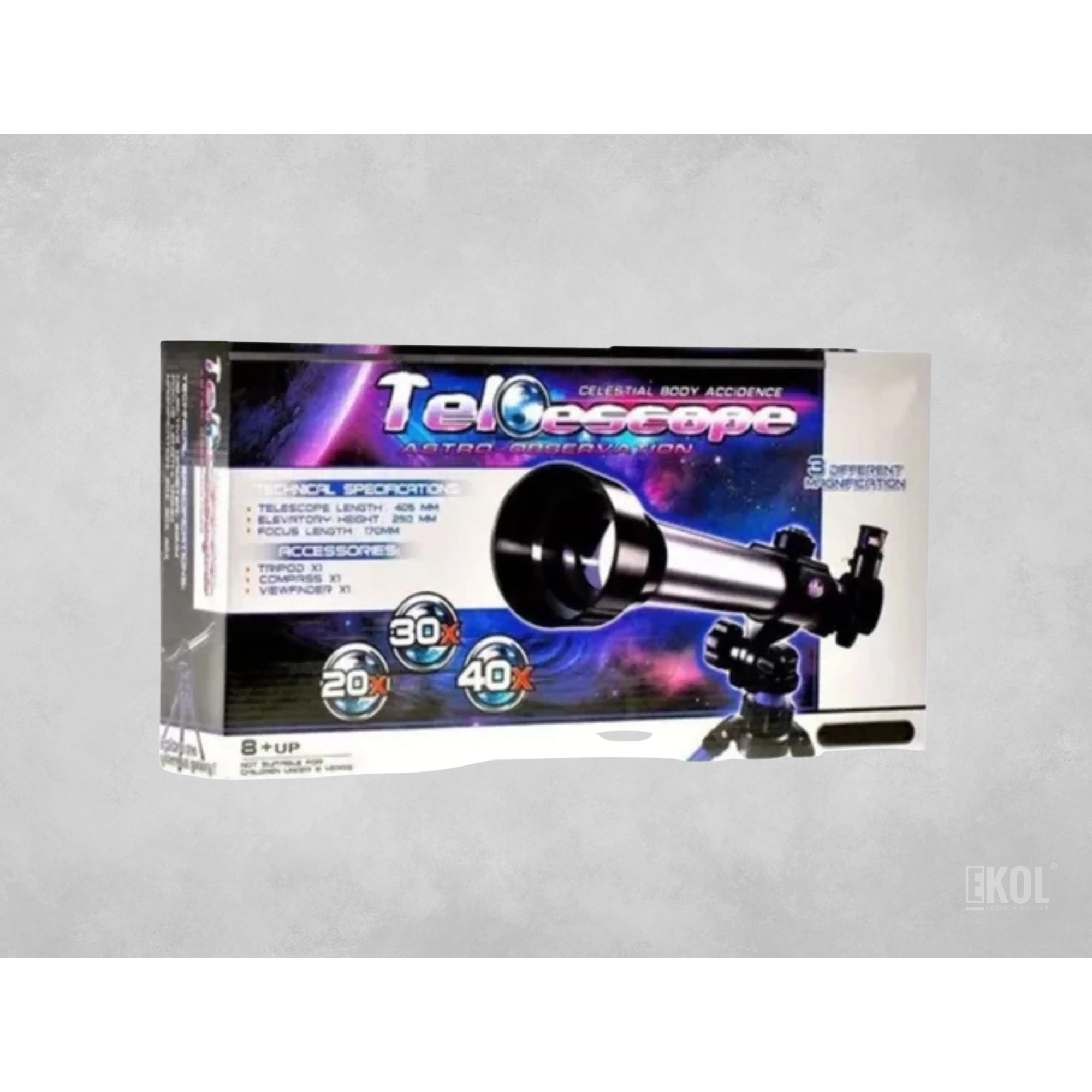 Telescopio Monocular Astronomico - Terresetre X20 X30 X40 4