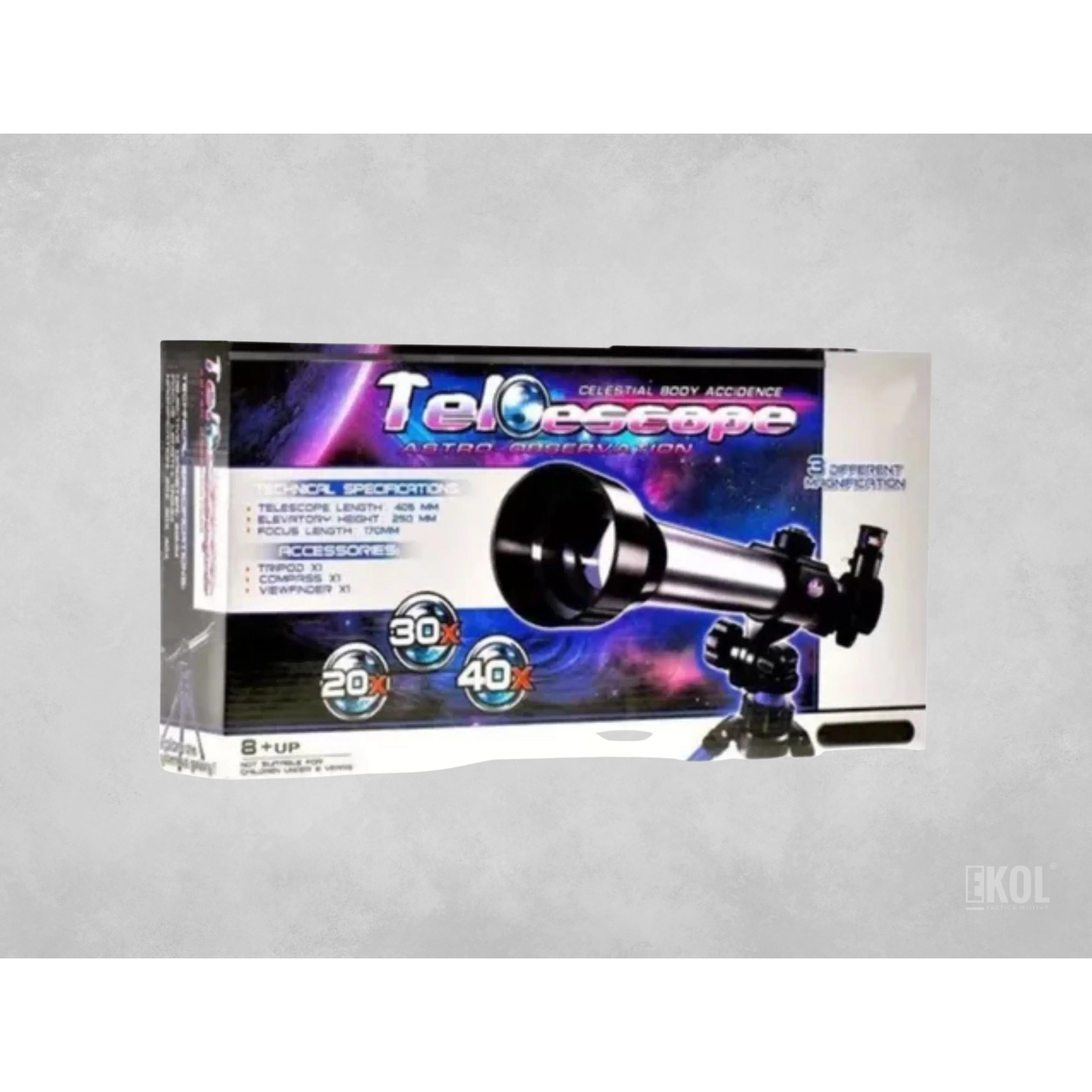 Telescopio Monocular Astronomico - Terresetre X20 X30 X40 4