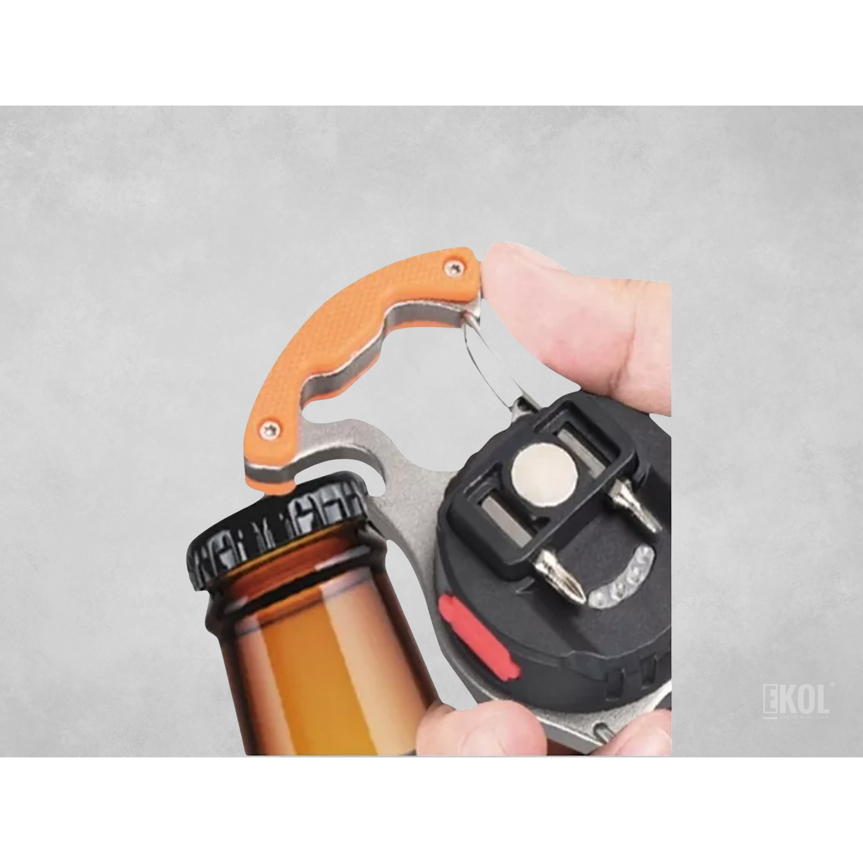 Mini Llavero Luz Led Multifunción Portátil Supervivencia  3