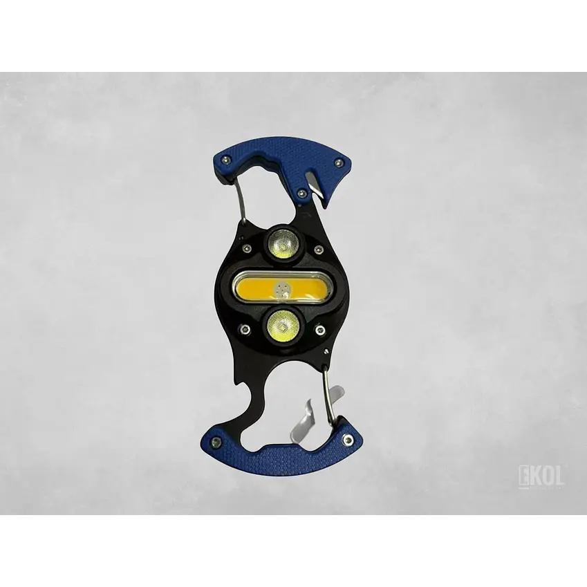 Mini Llavero Luz Led Multifunción Portátil Supervivencia  1
