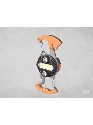 Mini Llavero Luz Led Multifunción Portátil Supervivencia 