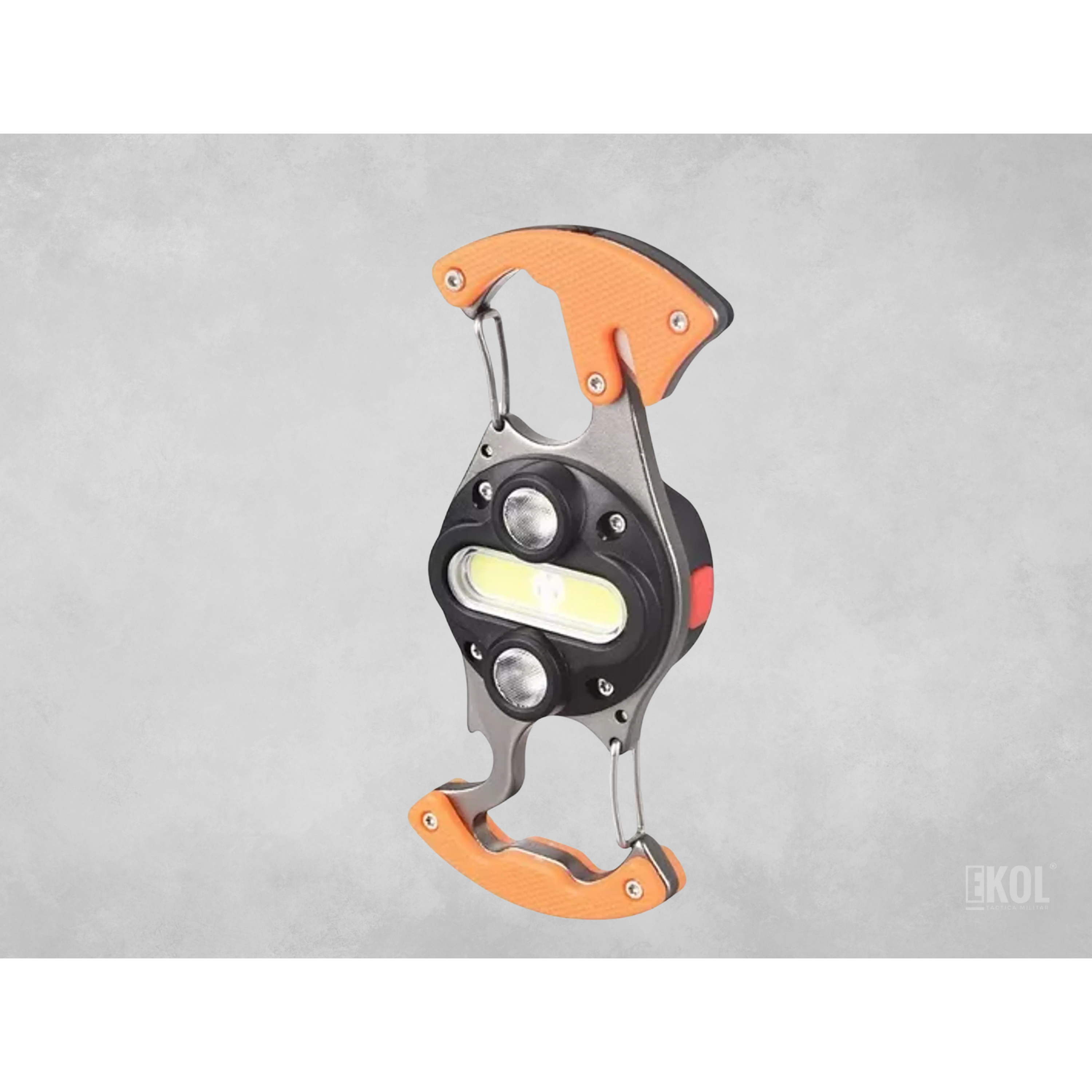 Mini Llavero Luz Led Multifunción Portátil Supervivencia  2