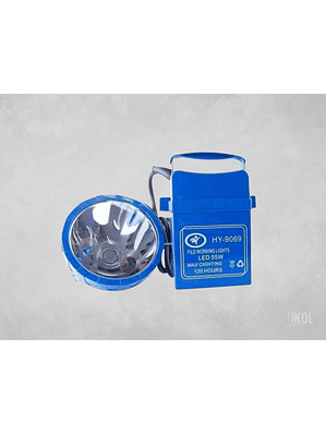 Foco Led Caza Recargable 55 Watts Linterna Minera Luz Roja Hy-9069