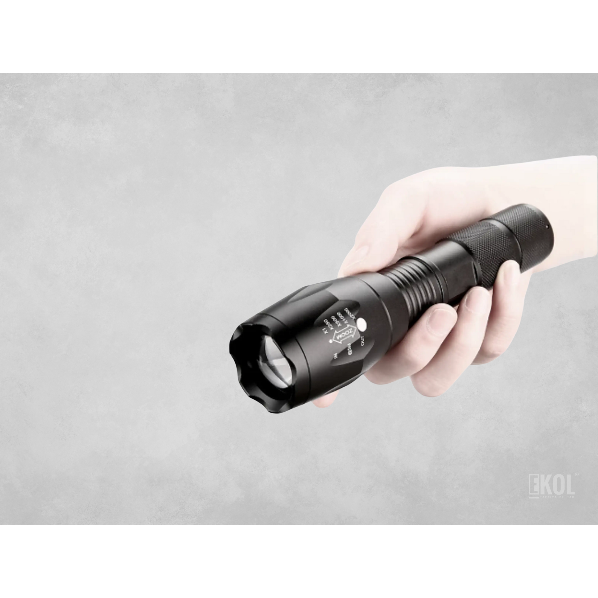 Linterna Led Táctica Recargable Luz Roja 4