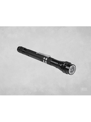 Mini Linterna Led Retráctil Telescópica Con Imán De Bolsillo