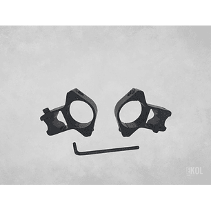 Montura Soporte Linterna Rifle Mira Telescópica Airsoft Caza 