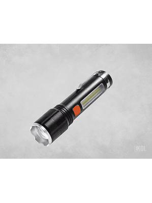 Linterna De Mano Led P50 Recargable Por Usb Para Exteriores