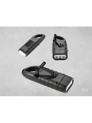 Lampara Linterna Solar Portátil Manivela Manual Camping