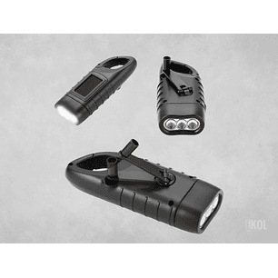 Lampara Linterna Solar Portátil Manivela Manual Camping