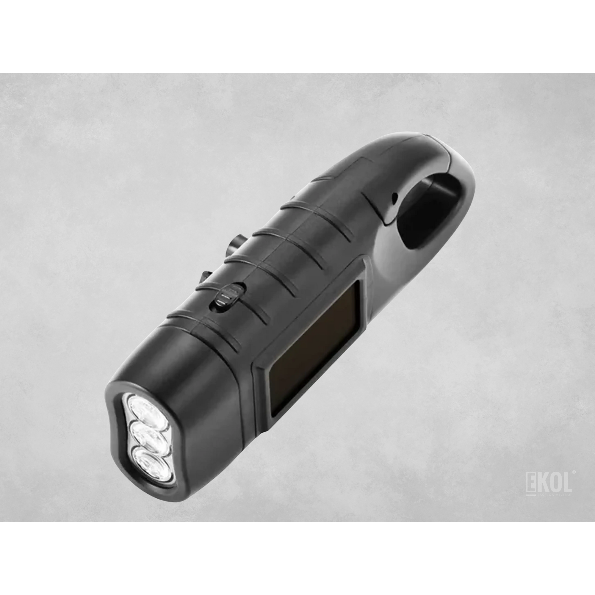 Lampara Linterna Solar Portátil Manivela Manual Camping 1