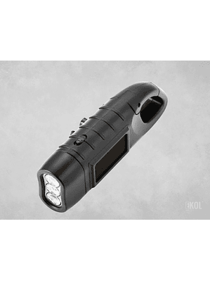 Lampara Linterna Solar Portátil Manivela Manual Camping