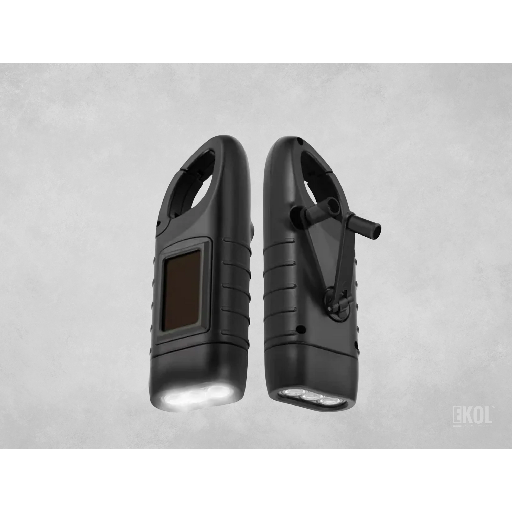 Lampara Linterna Solar Portátil Manivela Manual Camping 3