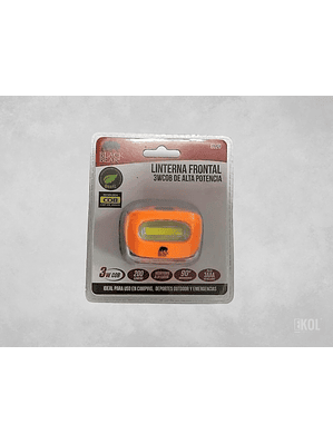 Linterna Frontal A Pilas 3A Foco Cabeza - 200 Lumens