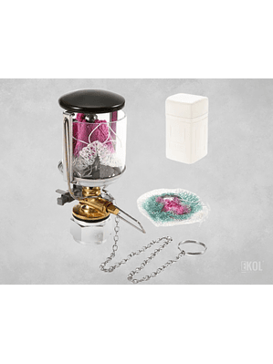 mini lámpara camping