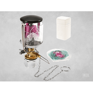 mini lámpara camping