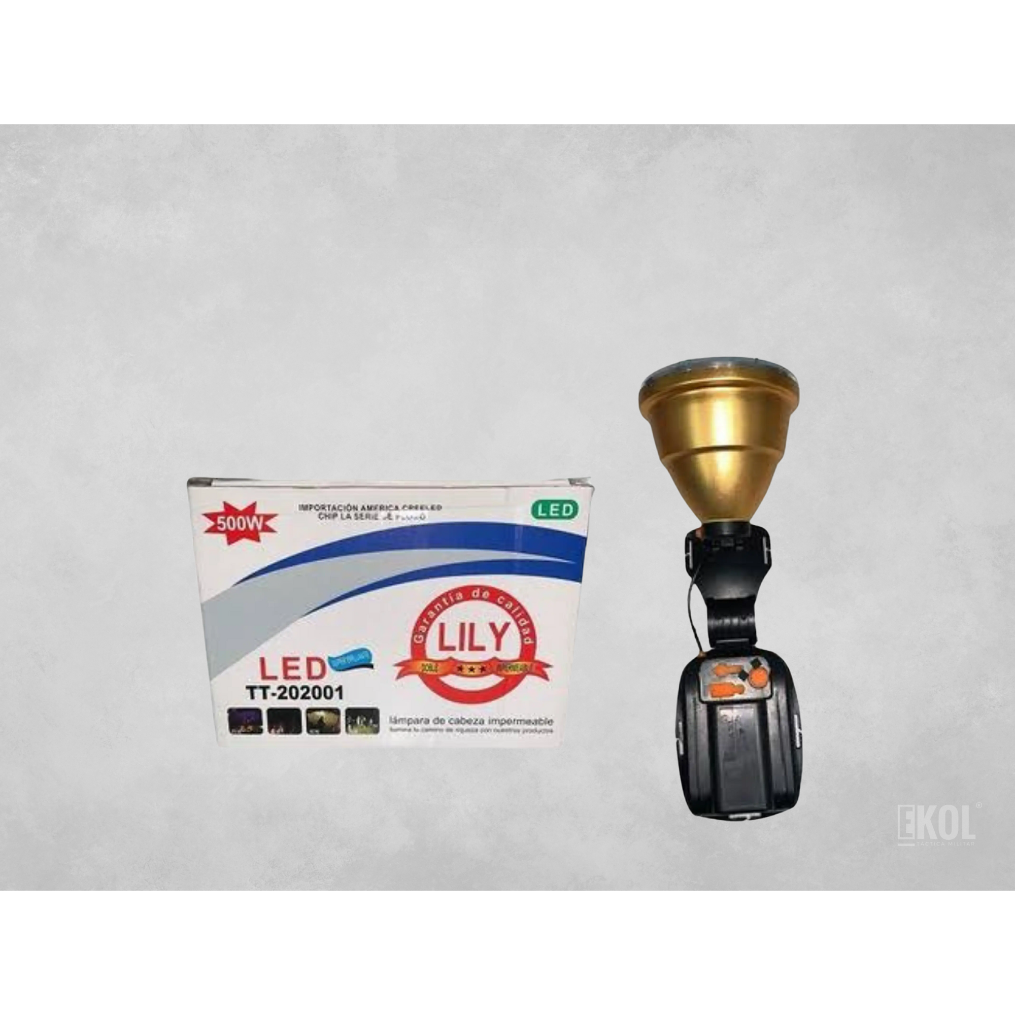 Foco de Caza Luz Roja Portatil Linterna Frontal Linterna De Cabeza 6