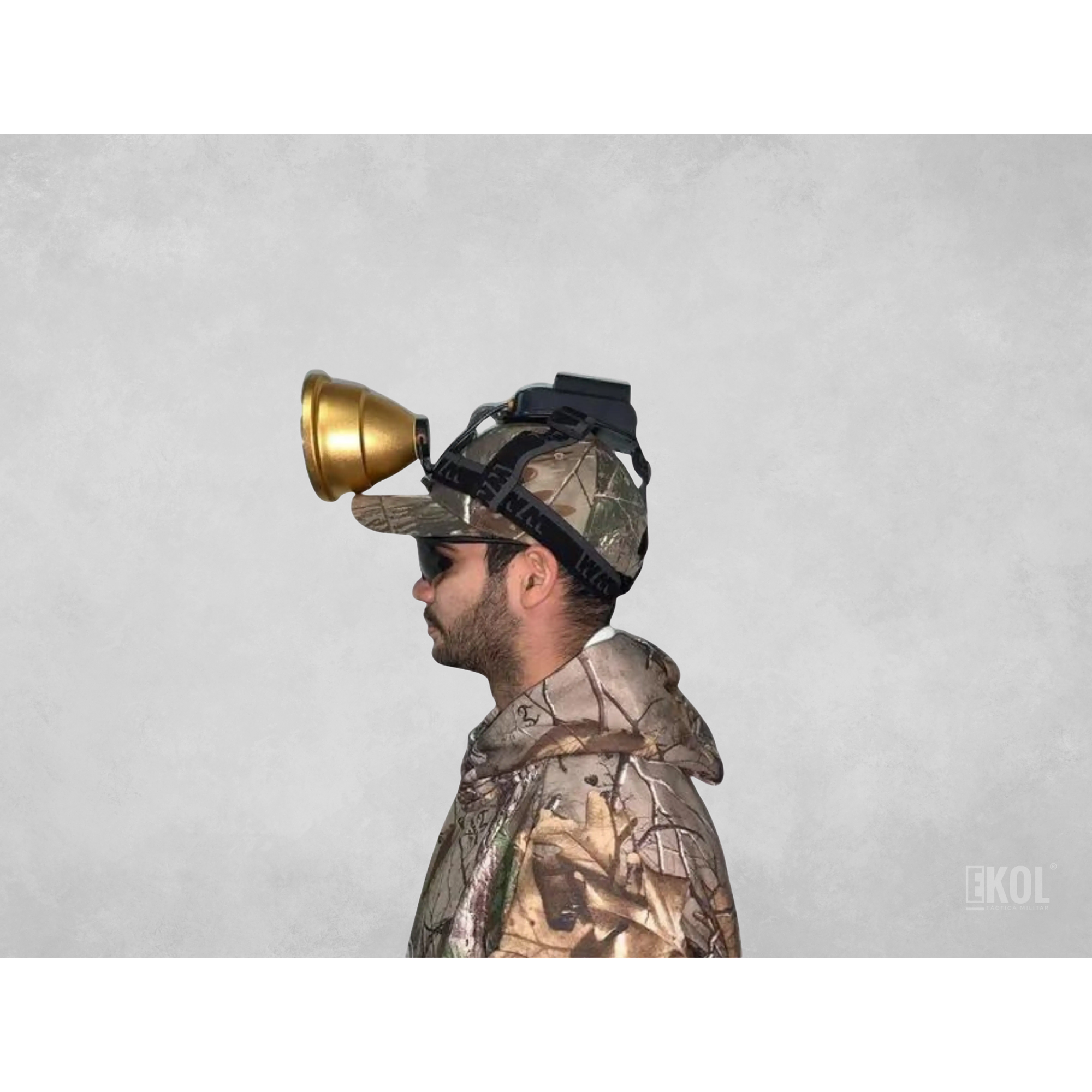 Foco de Caza Luz Roja Portatil Linterna Frontal Linterna De Cabeza 2