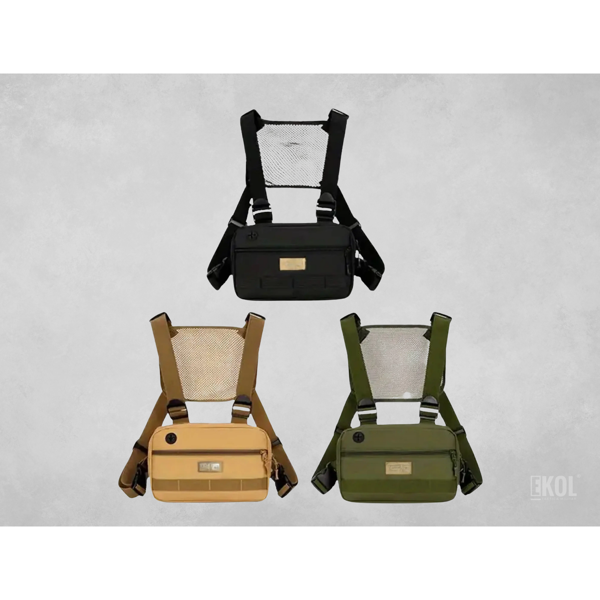 Bolso De Pecho Chaleco Basico Camping Outdoor 4